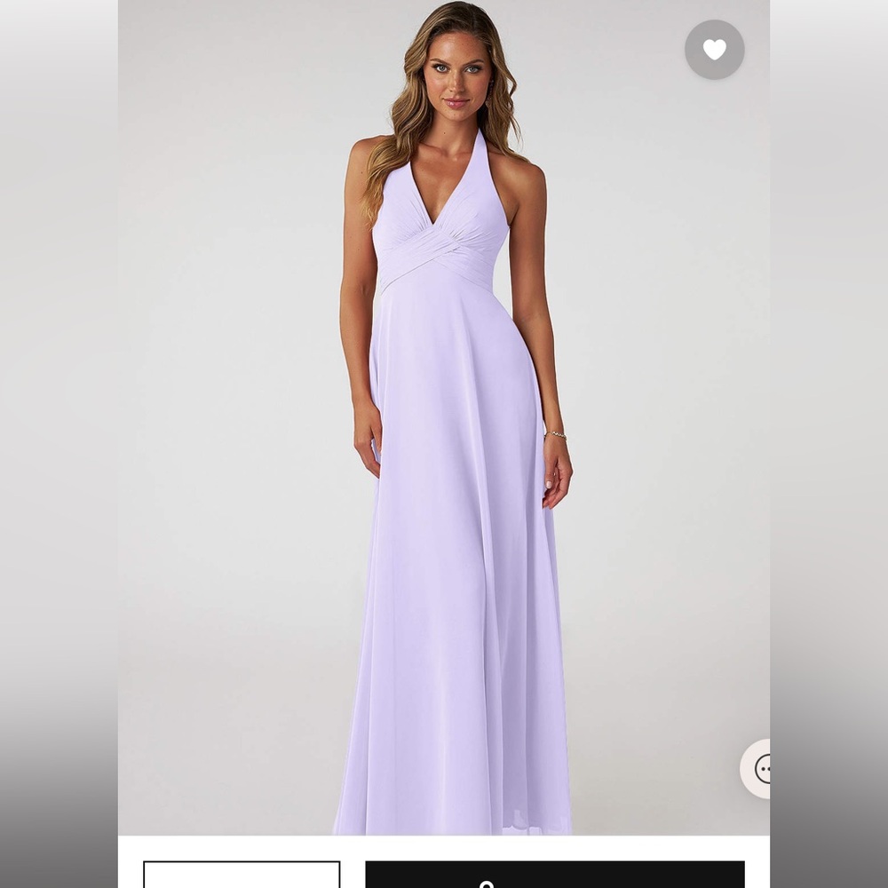 Lilac bridesmaid dress